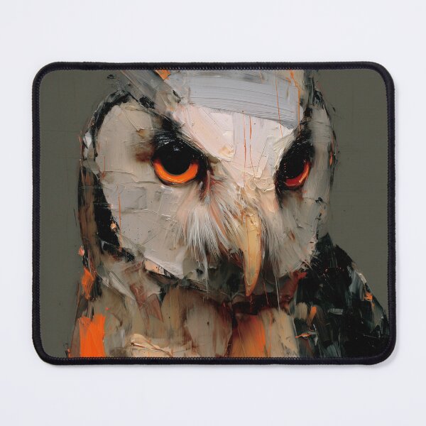 Item preview, Vivid Owl Portrait designed and sold by lautir.