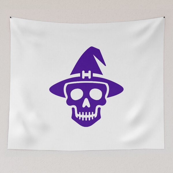 Item preview, Purple Witch Skull Minimal Gothic Design designed and sold by Horrify.