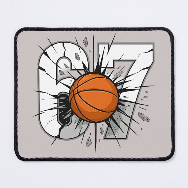 Item preview, Basketball Smash – funny 67 Sports Design designed and sold by Mjshow96.