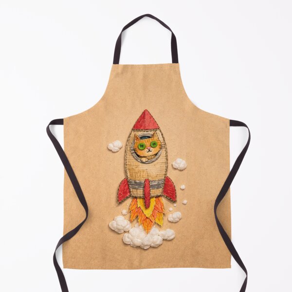Item preview, Cardboard Rocket Cat Peeking Through the Window designed and sold by Nope Cats.