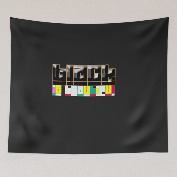 Item preview, black is beautiful text art designed and sold by  Mudikeys.