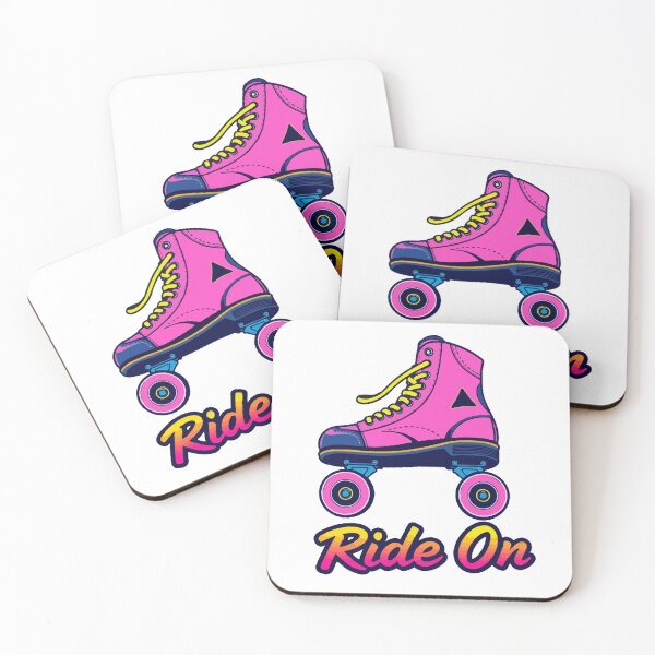 Item preview, Retro Pink Roller Skate Ride On Design – 80s Inspired Vintage Style T-shirt & Accessories designed and sold by DConcept.