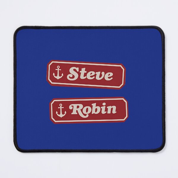 Item preview, Retro Nautical Name Badge Duo – Ice Cream Shop Vibes designed and sold by Grind107.