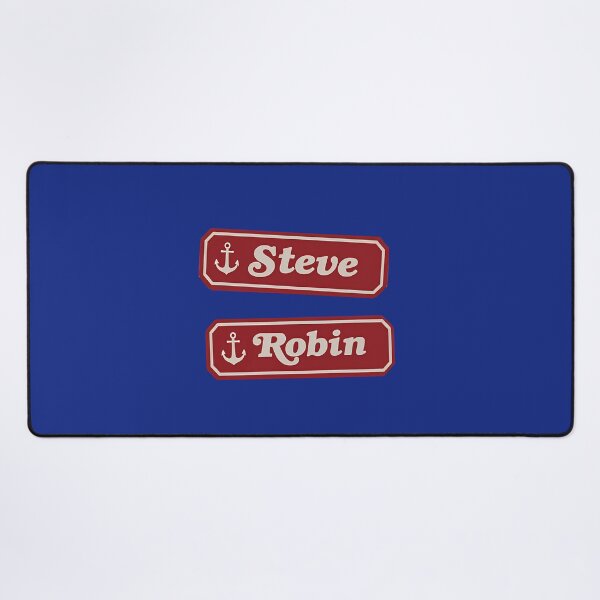 Item preview, Retro Nautical Name Badge Duo – Ice Cream Shop Vibes designed and sold by Grind107.