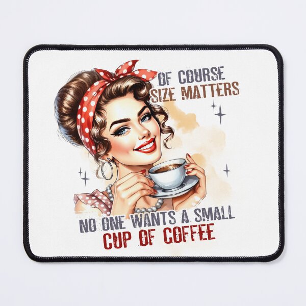 Item preview, Vintage Pin-Up Coffee Girl Retro Style designed and sold by LunaPixelStudio.