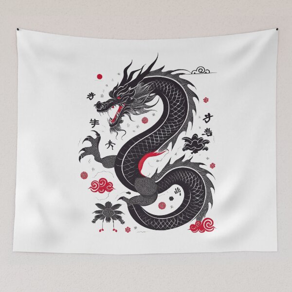 Item preview, Sacred Dragon - Japanese Art designed and sold by RockitBaby.