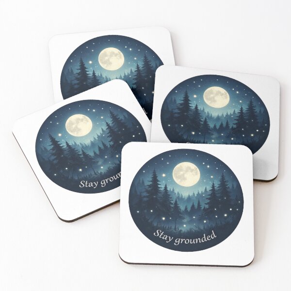 Item preview, Stay Grounded – Moonlit Forest designed and sold by MIArt Studio.