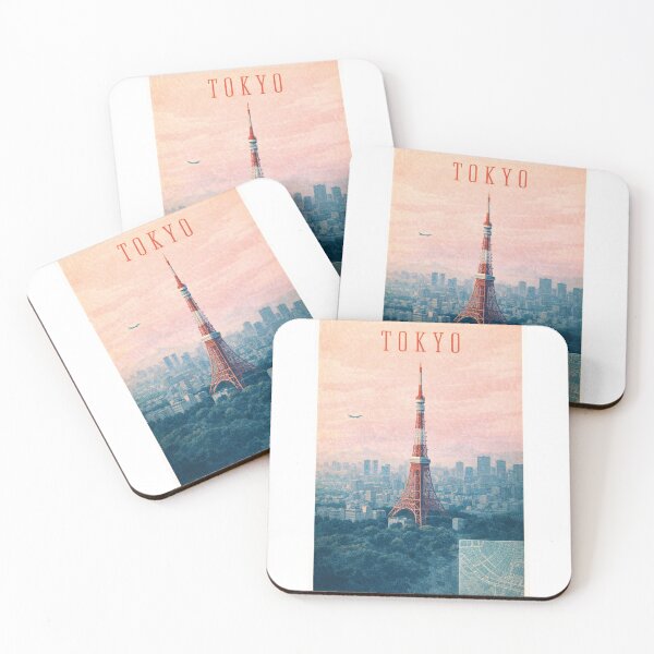 Item preview, Tokyo Iconic Tower designed and sold by CamaleonDesigns.