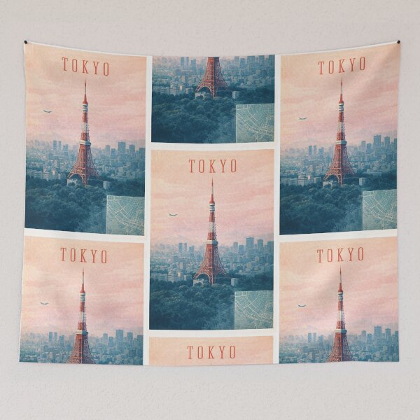 Item preview, Tokyo Iconic Tower designed and sold by CamaleonDesigns.