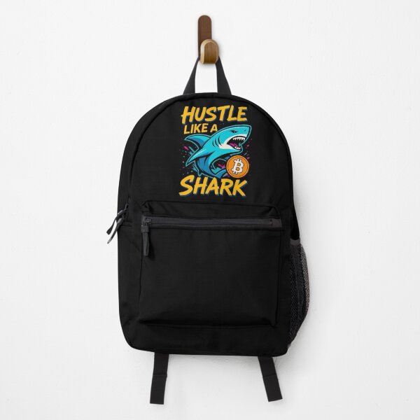 Item preview, HUSTLE LIKE A SHARK – Bite Into the Crypto Game designed and sold by BitCrop.