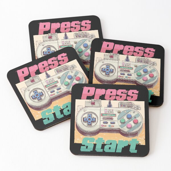 Item preview, Retro Video Game Controller 'Press Start' – Vintage Gaming Inspired Design for Tees & Accessories designed and sold by DConcept.