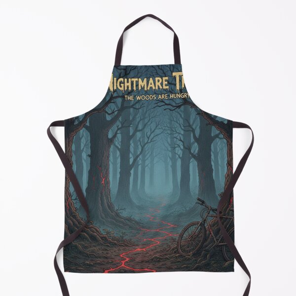 Item preview, Foggy Forest Horror Scene with Glowing Red Cracks | 80s Supernatural Night Illustration designed and sold by Fandom Universe.
