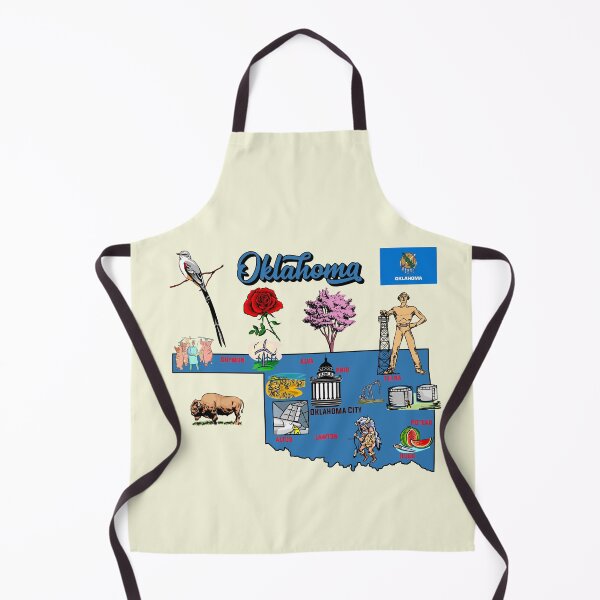 Item preview, Oklahoma Pride, The Sooner State Illustrated Map Art designed and sold by mashmosh.