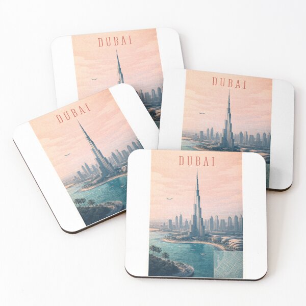 Item preview, Dubai Vintage Burj Khalifa designed and sold by CamaleonDesigns.
