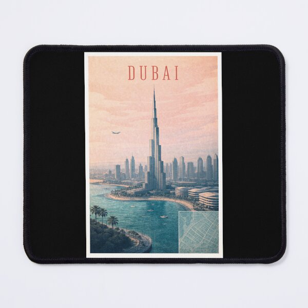Item preview, Dubai Vintage Burj Khalifa designed and sold by CamaleonDesigns.