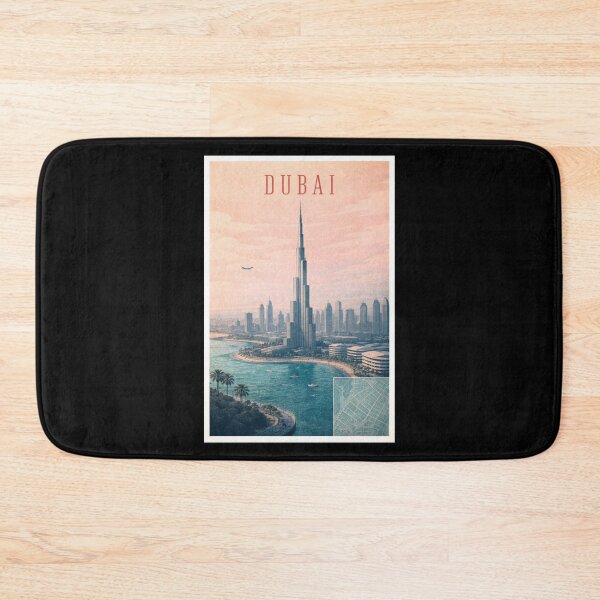 Item preview, Dubai Vintage Burj Khalifa designed and sold by CamaleonDesigns.