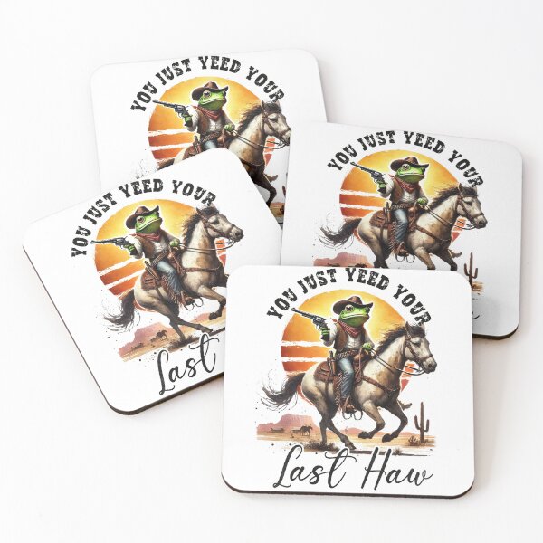 Item preview, Cowboy Frog Western Sunset Adventure designed and sold by LunaPixelStudio.