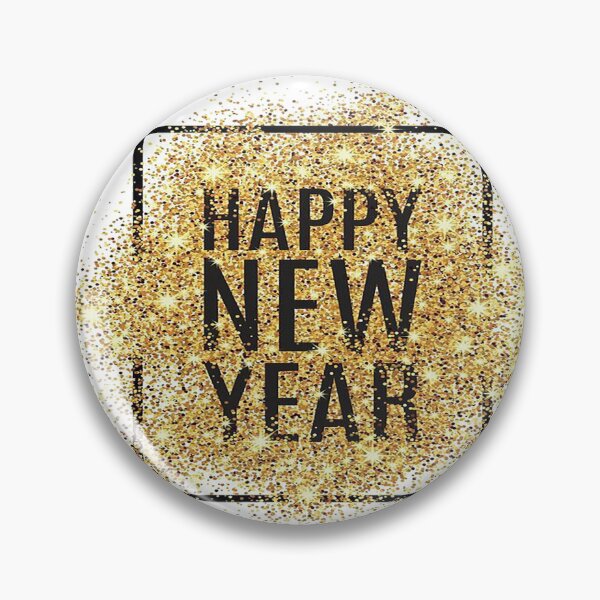 Item preview, Happy New Year Gold Glitter Typography designed and sold by AmetistLight.