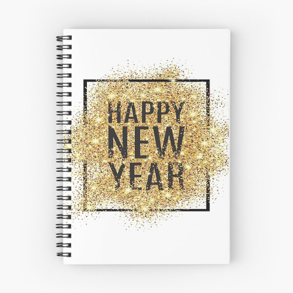 Item preview, Happy New Year Gold Glitter Typography designed and sold by AmetistLight.