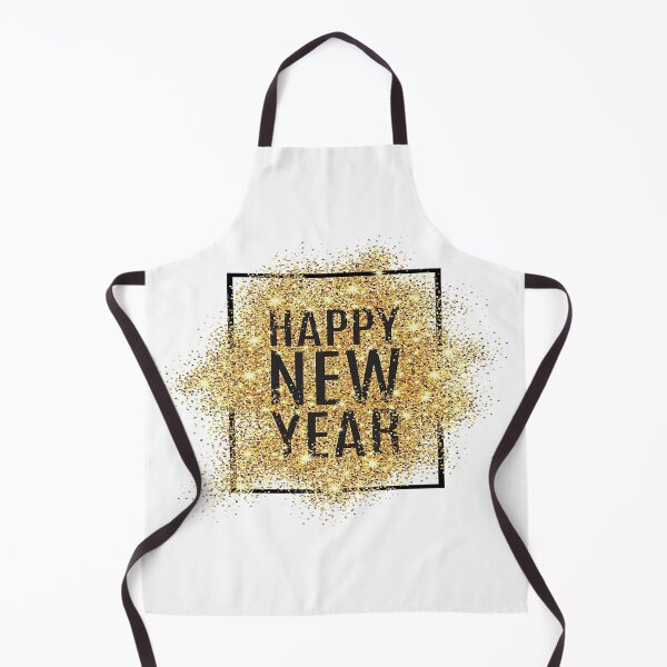Item preview, Happy New Year Gold Glitter Typography designed and sold by AmetistLight.