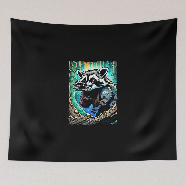 Item preview, Cunning Raccoon designed and sold by binasawiya.