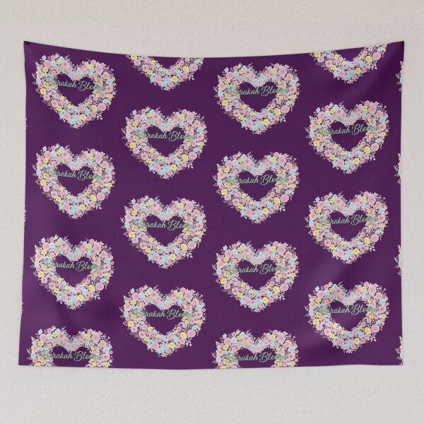 Item preview, Barakah Blooms - Heart Floral Pastel Watercolor Wreath  designed and sold by D-Islamic.