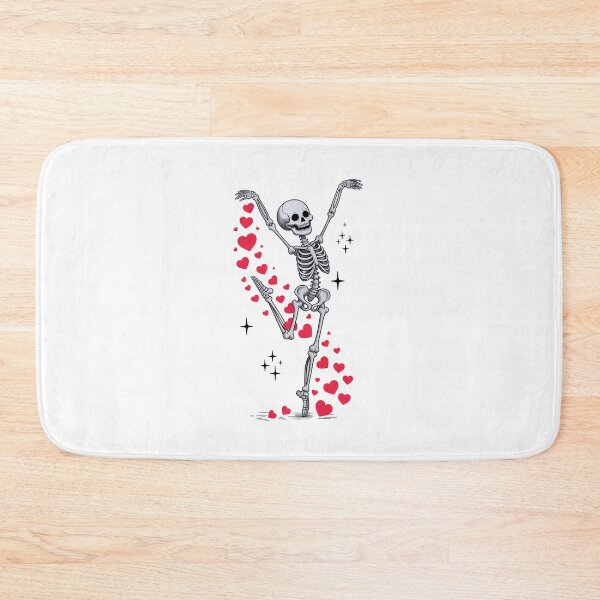 Item preview, Love You to the Bones | Dancing Skeleton Valentine Art designed and sold by DesignsDominus.