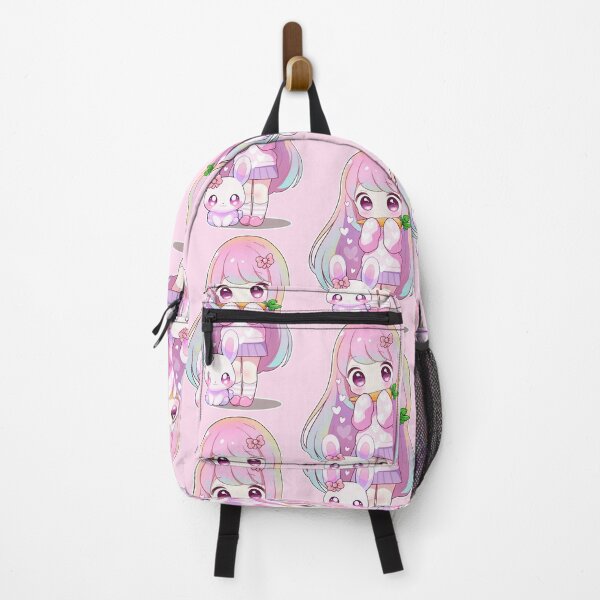 Item preview, Cute Kawaii Girl and Bunny designed and sold by YUME YUME.