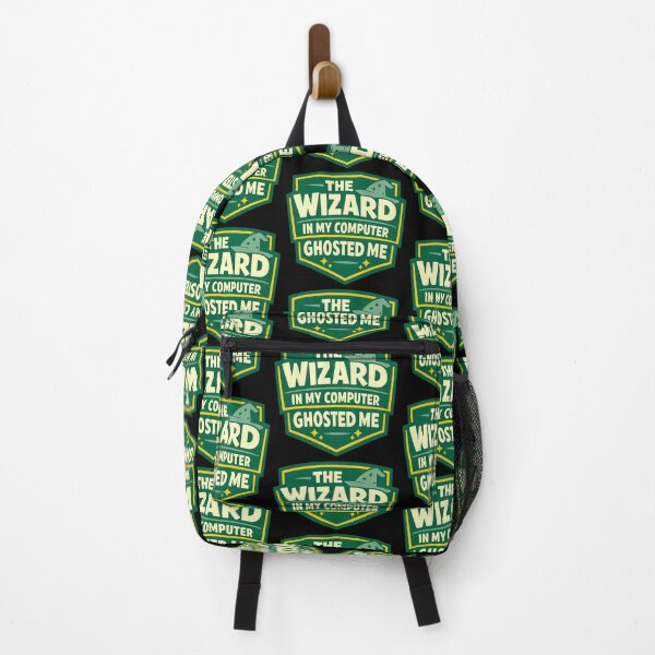 Item preview, The Wizard In My Computer Ghosted Me Funny Tech Design designed and sold by TeeTimeTreasure.