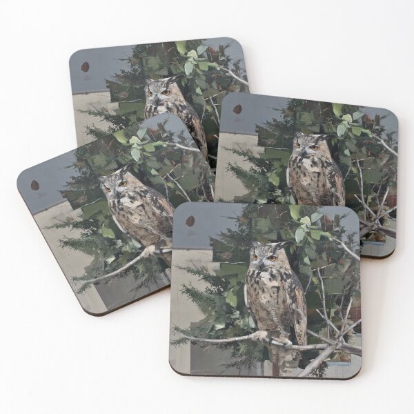 Item preview, Majestic Owl on a Branch designed and sold by lautir.