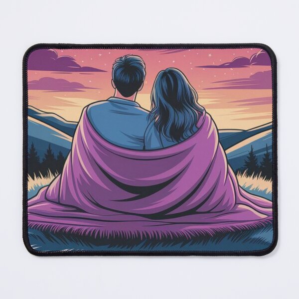 Item preview, Stargazing Together – Love Under the Same Sky designed and sold by HappySproutArt.
