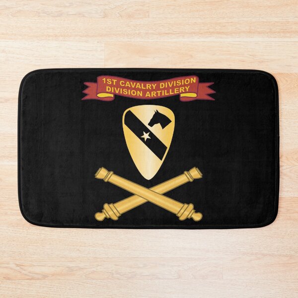 Item preview, Army - 1st Cavalry Division - Division Artillery w Ribbon - Artillery Br X 300 designed and sold by Military Insignia Products.