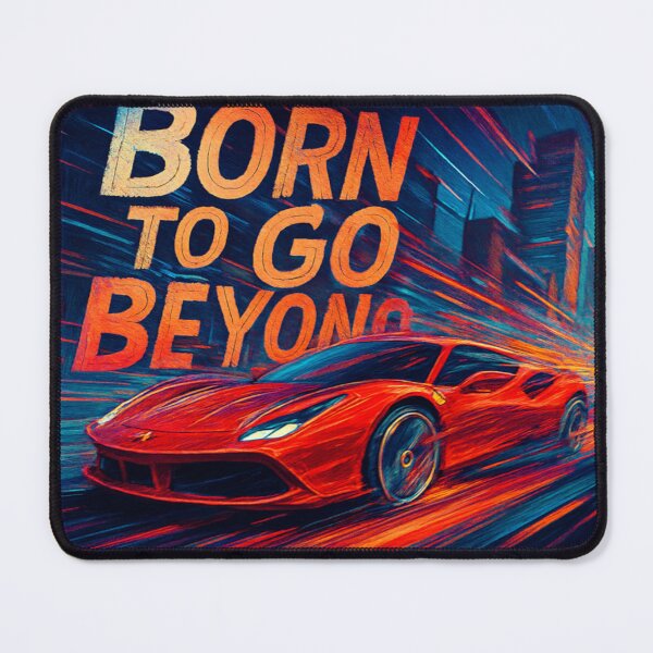 Item preview, Futuristic Red Car Beyond the Limit designed and sold by LaraVisionsArts.