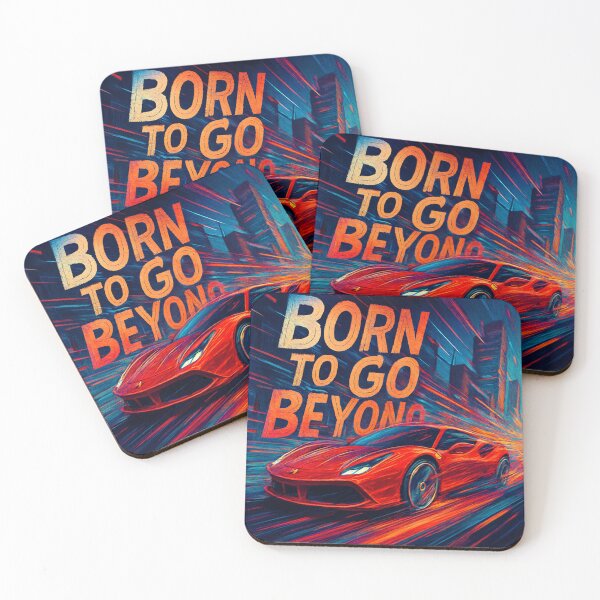 Item preview, Futuristic Red Car Beyond the Limit designed and sold by LaraVisionsArts.