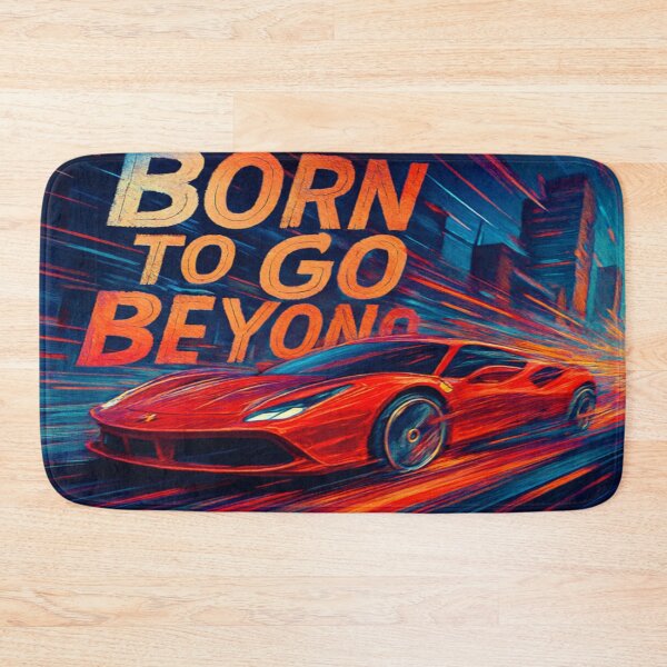 Item preview, Futuristic Red Car Beyond the Limit designed and sold by LaraVisionsArts.