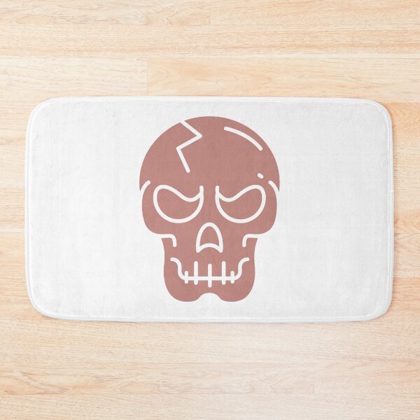 Item preview, Minimal brown Skull Icon – Modern Gothic Line Art designed and sold by Horrify.