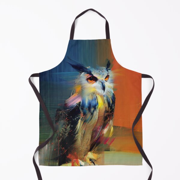 Item preview, Vibrant Owl in Abstract Colors designed and sold by lautir.
