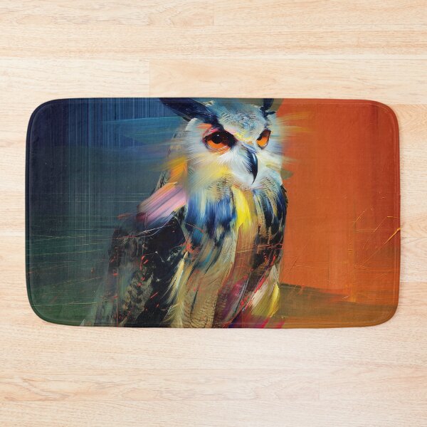 Item preview, Vibrant Owl in Abstract Colors designed and sold by lautir.