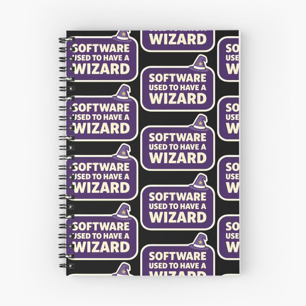 Item preview, Software Used To Have A Wizard Funny Tech Nostalgia Design designed and sold by TeeTimeTreasure.