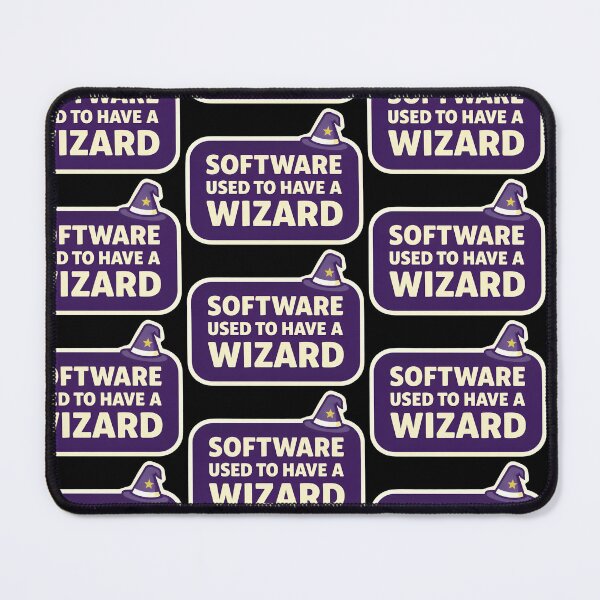 Item preview, Software Used To Have A Wizard Funny Tech Nostalgia Design designed and sold by TeeTimeTreasure.