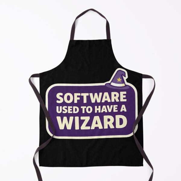 Item preview, Software Used To Have A Wizard Funny Tech Nostalgia Design designed and sold by TeeTimeTreasure.