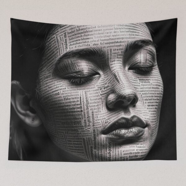 Item preview, Typographic Overload on Quiet Expression designed and sold by Insomnia Art Designs.