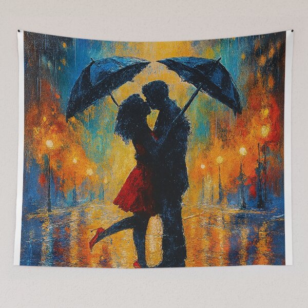 Item preview, Romantic Kiss in the Rain designed and sold by Joey Santiago.
