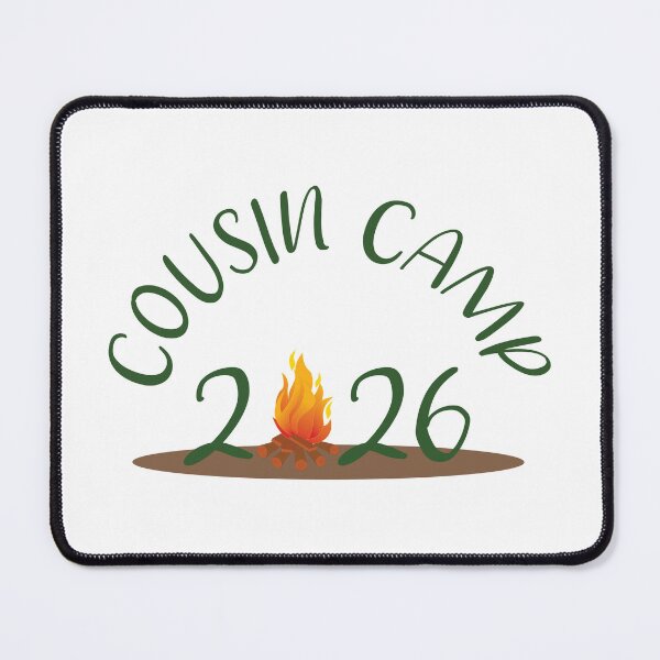 Item preview, Cousin Camp 2026 Typography Design – Family Reunion Camp Quote designed and sold by PixelWaveBD.