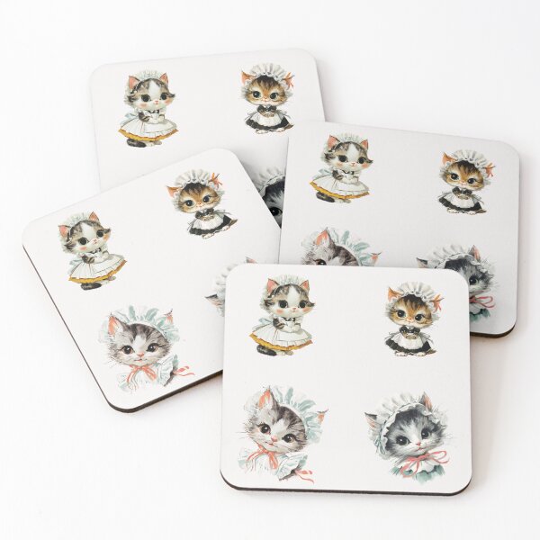 Item preview, Vintage kittens dressed as a maids pack designed and sold by MendaciousMina.