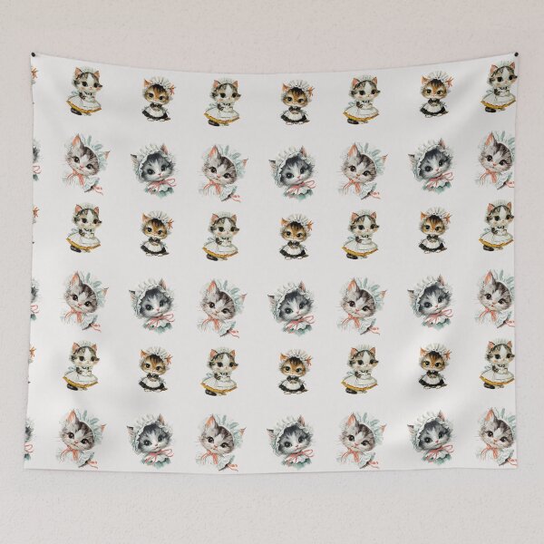 Item preview, Vintage kittens dressed as a maids pack designed and sold by MendaciousMina.