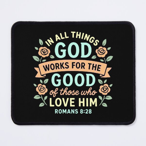 Item preview, Romans 8:28 In All Things God Works For The Good Of Those Who Love Him designed and sold by plushism.