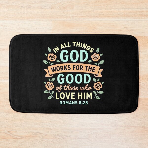 Item preview, Romans 8:28  In All Things God Works For The Good Of Those Who Love Him designed and sold by plushism.