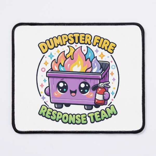 Item preview, Dumpster Fire Response Team Support Funny Gag Office Humor  designed and sold by DesignsByAnett.