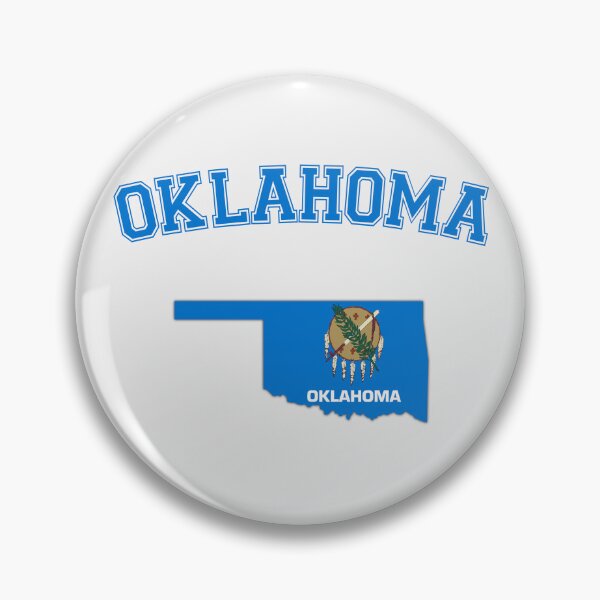 Item preview, Oklahoma State Flag Map - Classic Retro Collegiate Style designed and sold by mashmosh.
